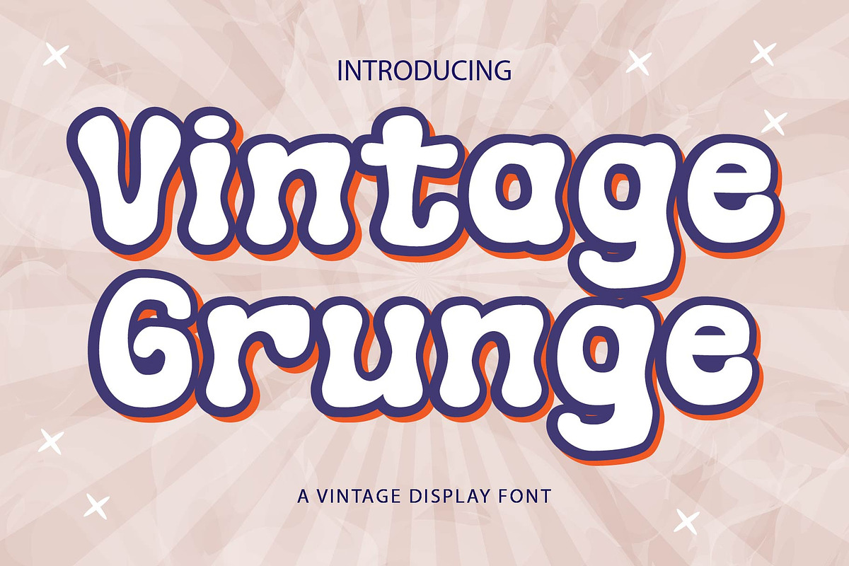 Vintage Grunge - Display Font, a Font by Densu Creative (Photo 1 of 6)