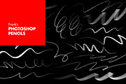 Photoshop Real Pencils, a Brush Add-On by Francisco Beltrán (Thumbnail 1 of 5)