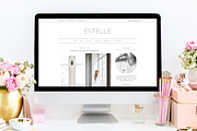 Feminine WordPress Theme | Estelle, a WordPress Template by Hello Chic Designs (Thumbnail 2 of 2)