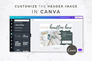 Canva & Mailchimp Template Rustic