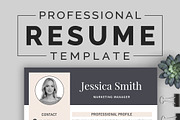 Resume Template with Photo / CV, a Resume Template by Klamp Studio (Thumbnail 9 of 9)