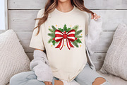 Christmas Coquette bow Png, an Illustration by Libby Wishes (Thumbnail 5 of 6)