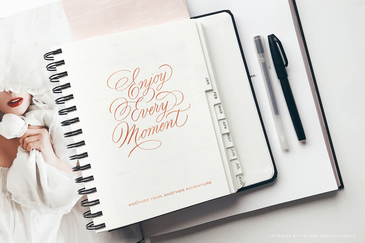 Happy Birthday Lettering Designs, an Object Graphic by Type and Graphics Studio (Photo 7 of 19)
