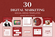 4 in 1 Digital Marketing CanvaBundle, a Social Media Template by Canvagator (Thumbnail 8 of 9)
