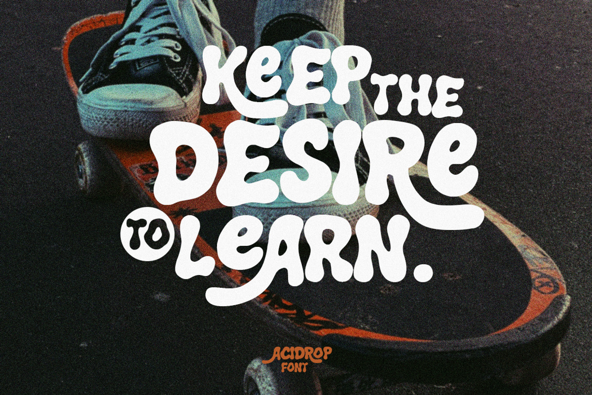 Acidrop Font, a Font by The Branded Quotes (Photo 2 of 8)