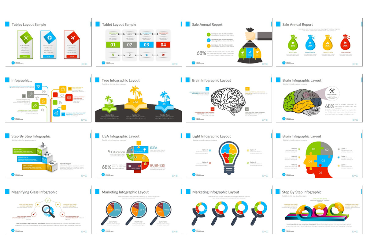 Professional Presentation Template, a Presentation Template by UniqueStudio (Photo 8 of 13)