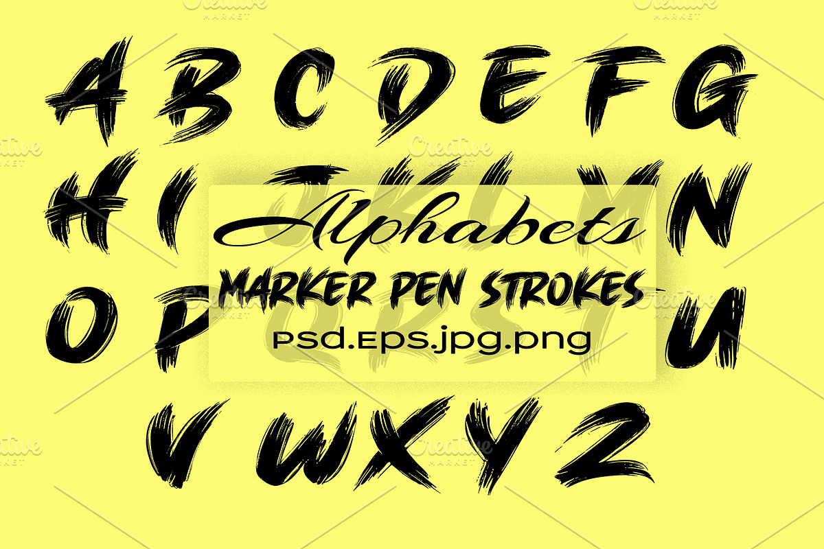 Marker pen Strokes, an Object Graphic by Graphic Origin (Photo 2 of 2)