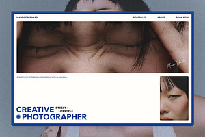 Bold Photography Portfolio Template, a Wix Template by pixlspace