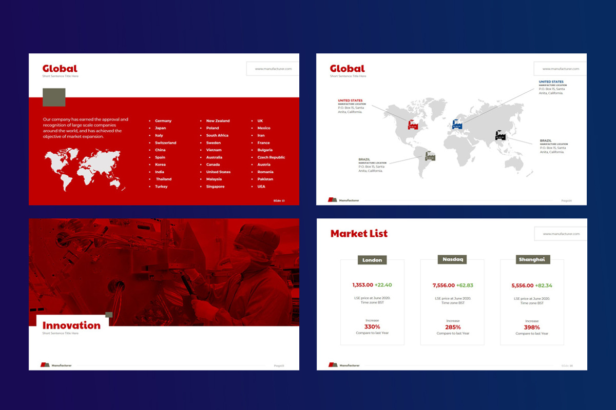 Manufacture Powerpoint Template, a Presentation Template by afahmy (Photo 2 of 6)