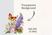 Flowers Butterfly PNG Sublimation, an Animal Illustration by TimCanvaTemplate (Thumbnail 2 of 5)
