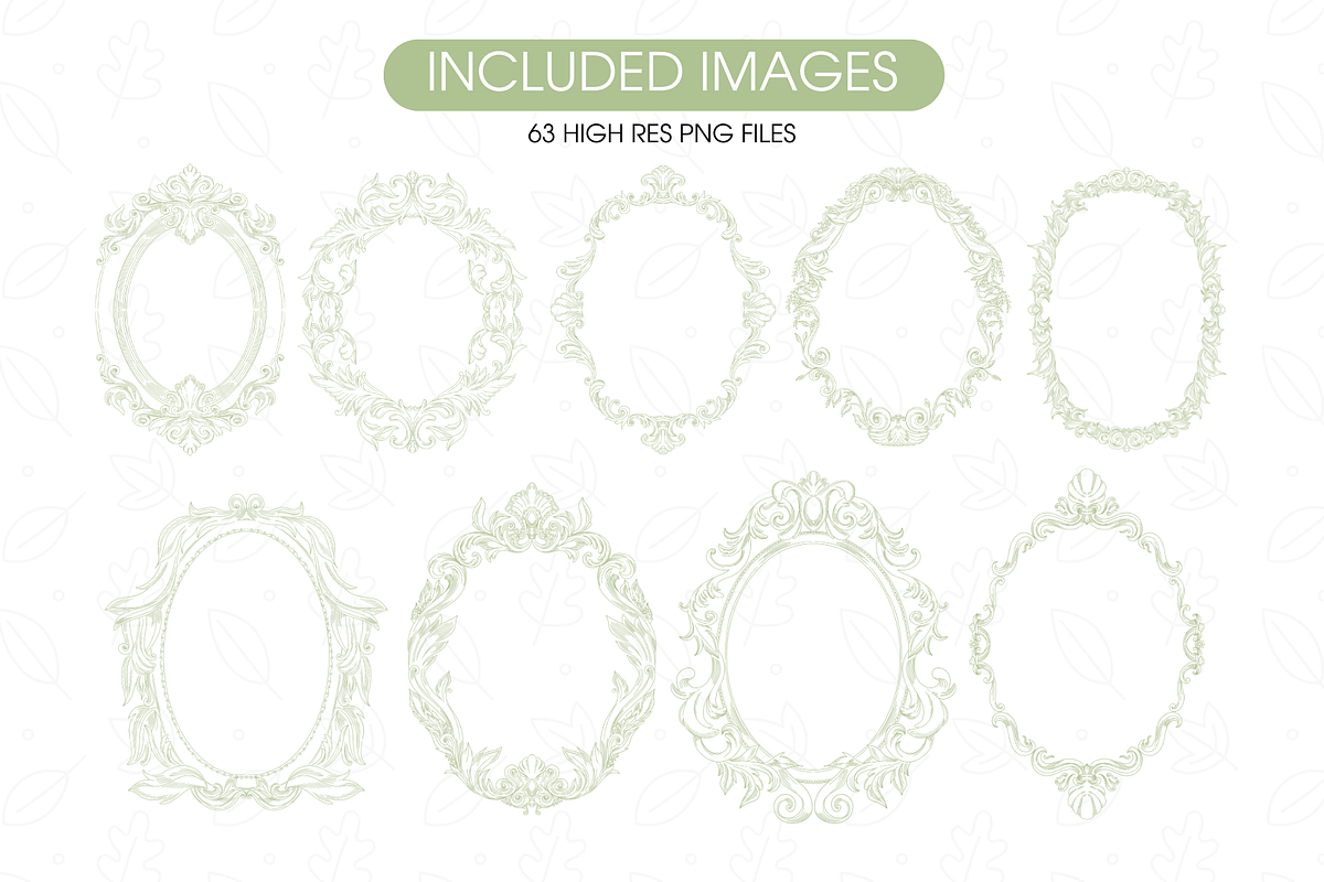 Whimsical Wedding Crests PNG, an Illustration by TatiMockup (Photo 2 of 6)