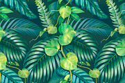 Tropical flora, a Texture Illustration by Sundra (Thumbnail 10 of 15)