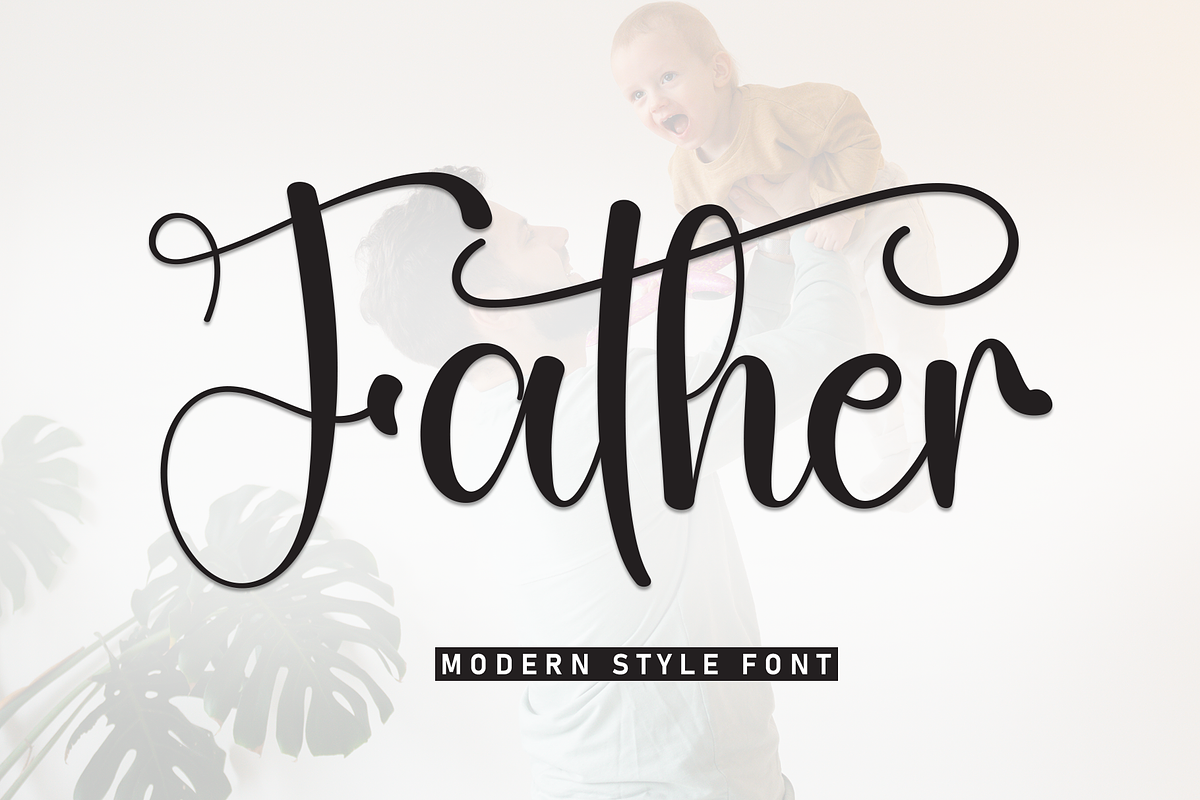 Father | Script Font, a Handwritten Font by Scratchones (Photo 1 of 9)