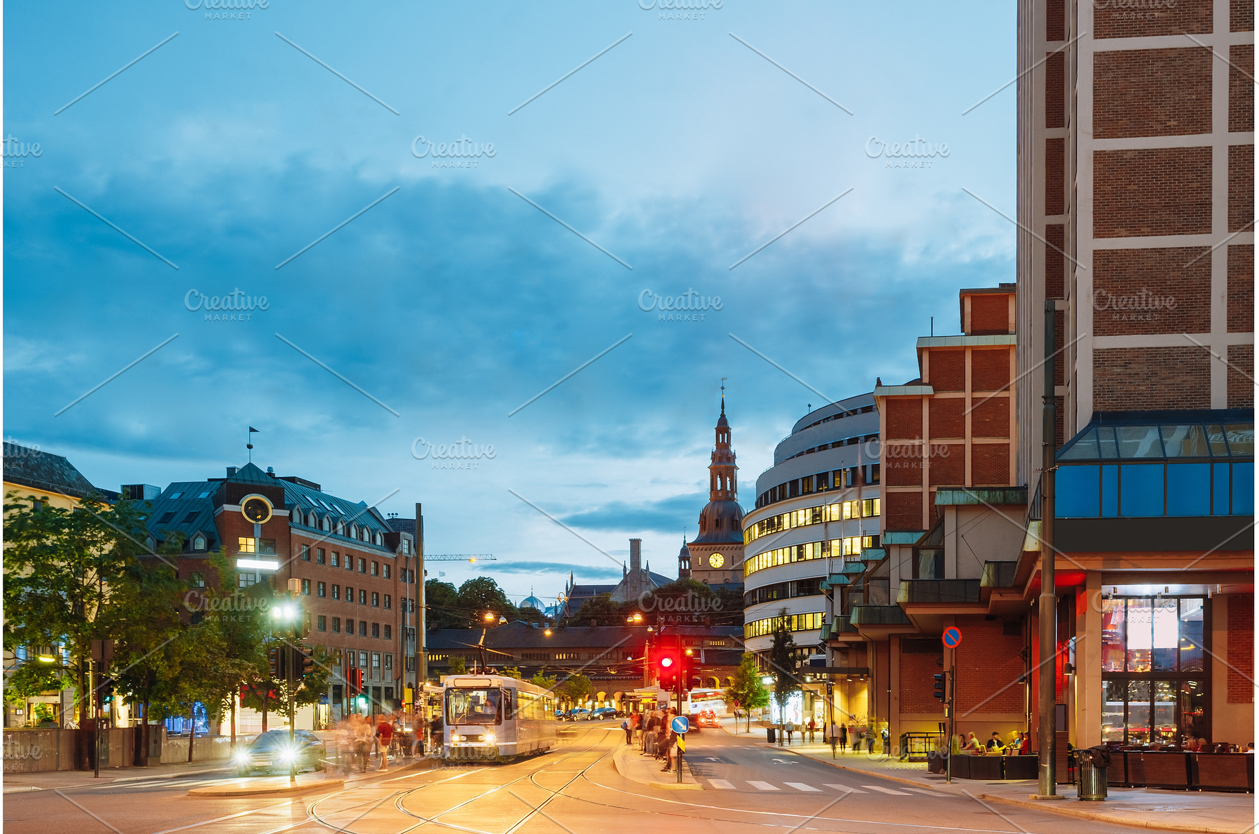 Oslo, Norway. Tram Departs From A, an Architecture Photo by Our Amazing World