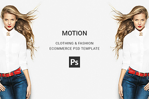 Motion - Clothing PSD Template