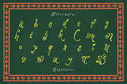 Rolling Scribless Curly Scribble, a Handwritten Font by Haps Space (Thumbnail 9 of 15)