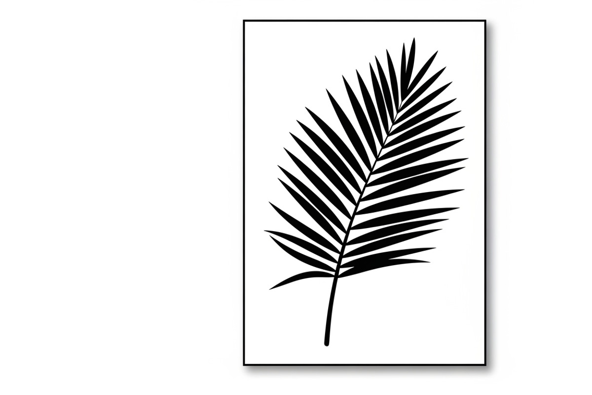Stylish tropical palm wall decor, an Illustration by Amazin_art (Photo 20 of 33)