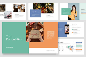 Toiz : Gift Business Google Slides