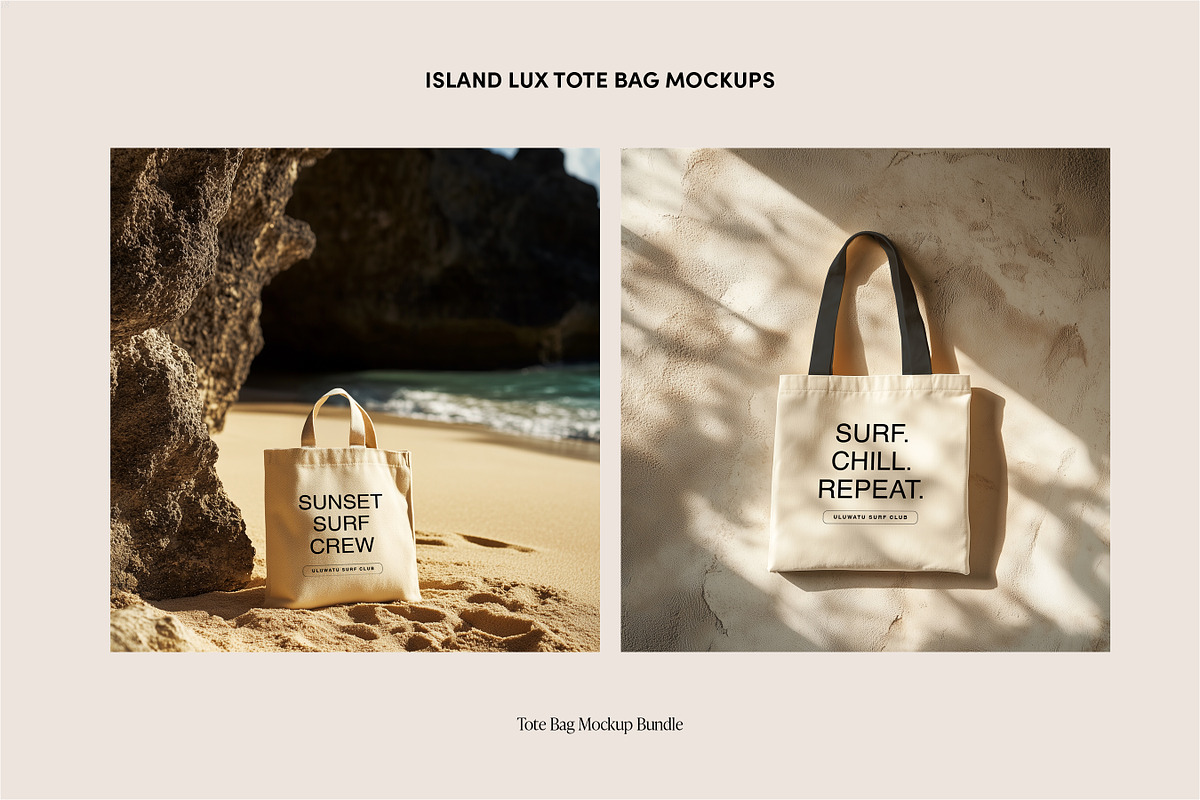 12 Tote Bag Mockups, a Merchandise Mockup by Vibey Mocks (Photo 6 of 8)