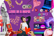 Valentine 90s Y2K Collage Kit, an Object Graphic by Anzhelika (Thumbnail 1 of 13)