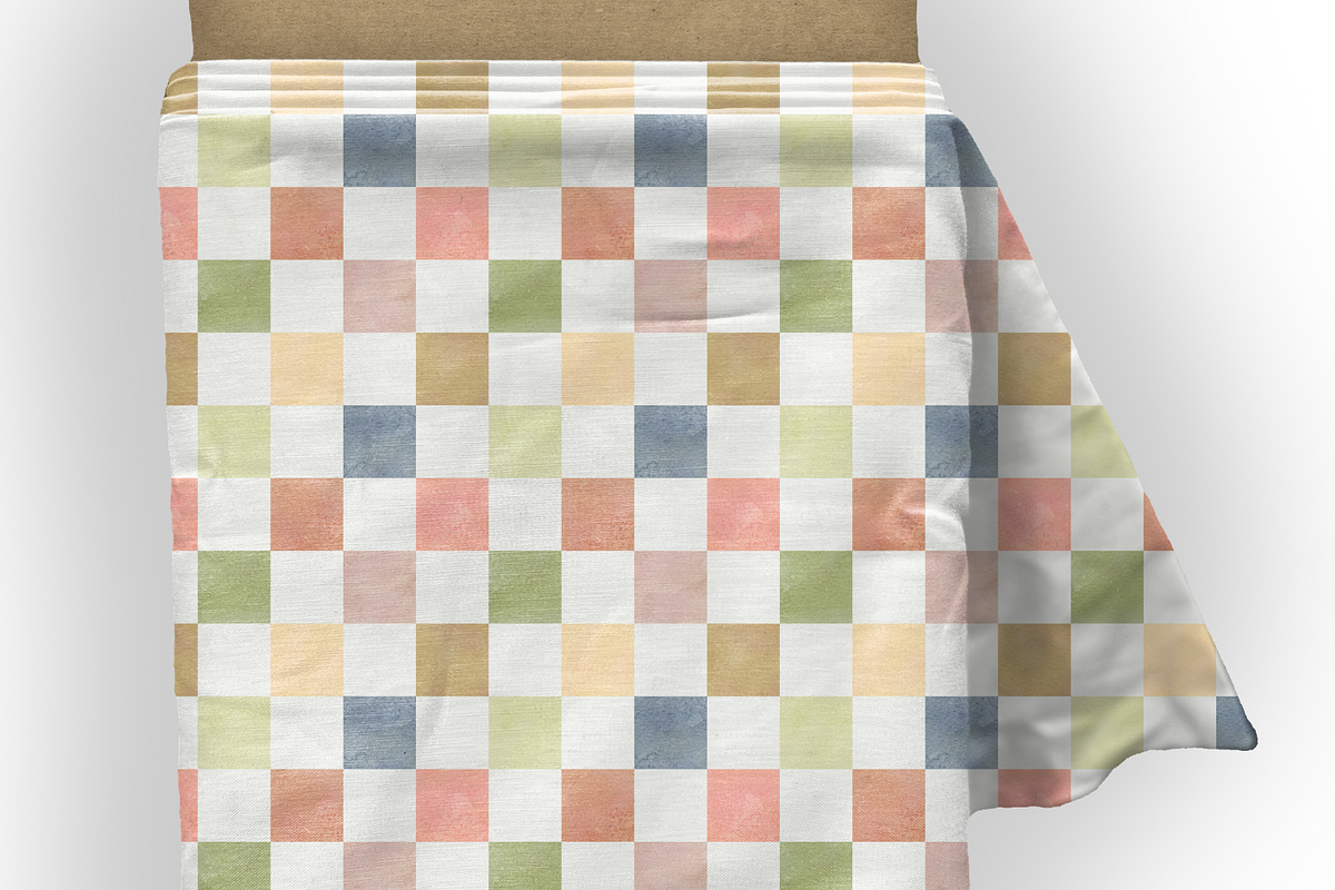 Soft Pastel Grid Seamless Pattern, a Pattern Graphic by OwlAndFern (Photo 6 of 13)