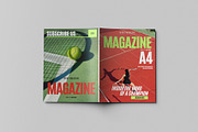 A4 magazine mock-up, a Books & Magazine Mockup by hokagata (Thumbnail 3 of 5)