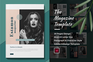 The Magazine-InDesign Template, a Brochure Template by Cristal Pioneer