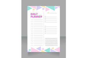 Daily Planner For Activities