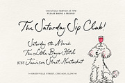 Little Boulangerie Handwritten Font, a Handwritten Font by Nicky Laatz (Thumbnail 6 of 27)