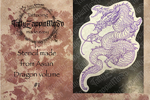 50 Asian Dragon Stamps 1 Procreate