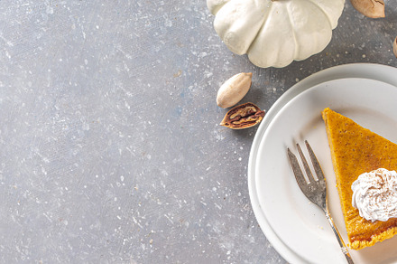 Traditional autumn pumpkin pie containing pumpkin pie, pumpkin cake, and, a Food & Drink Photo by Rimma