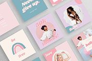 Cotton Candy Instagram Template, a Social Media Template by thetrendytemplate (Thumbnail 3 of 5)
