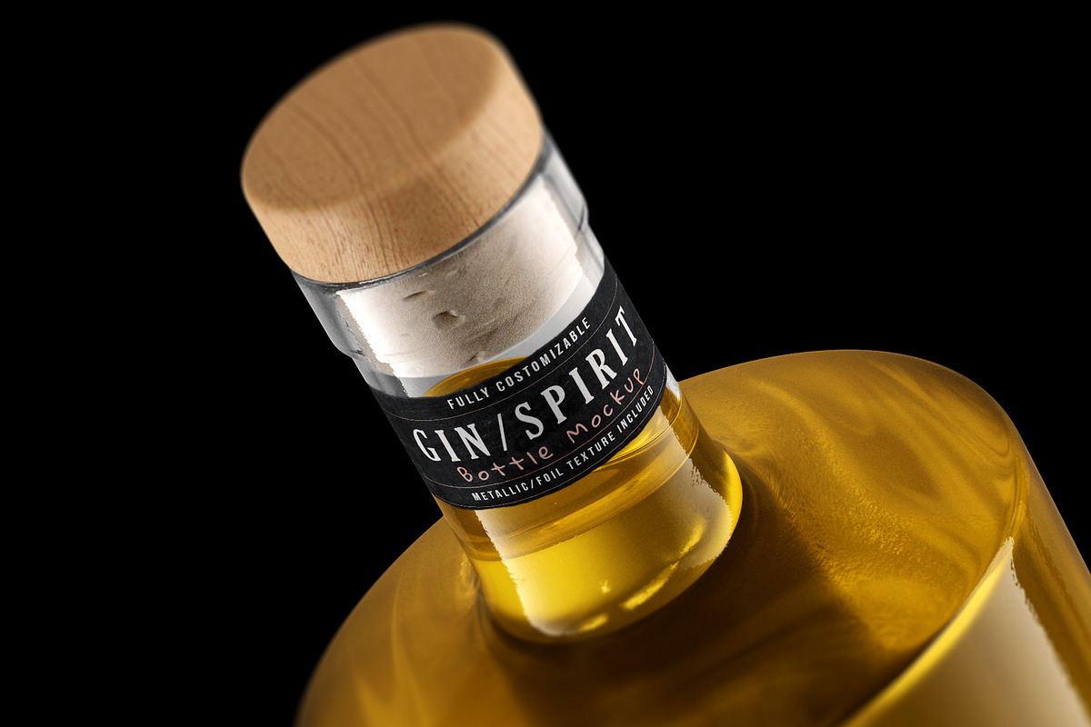 Gin/Spirit Bottle Mockup, a Product Mockup by HexenDesigns (Photo 13 of 14)