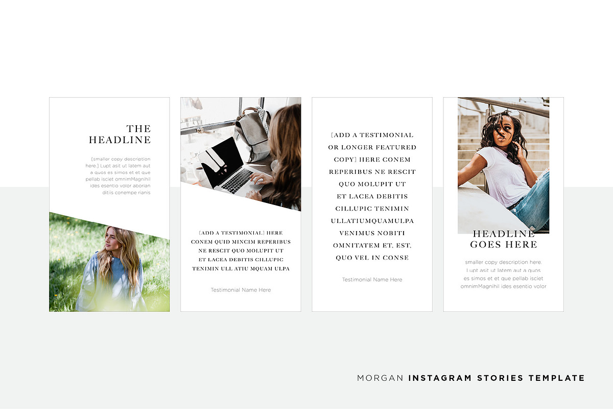 Morgan Instagram Stories Template, a Social Media Template by Christie Evenson (Photo 3 of 6)