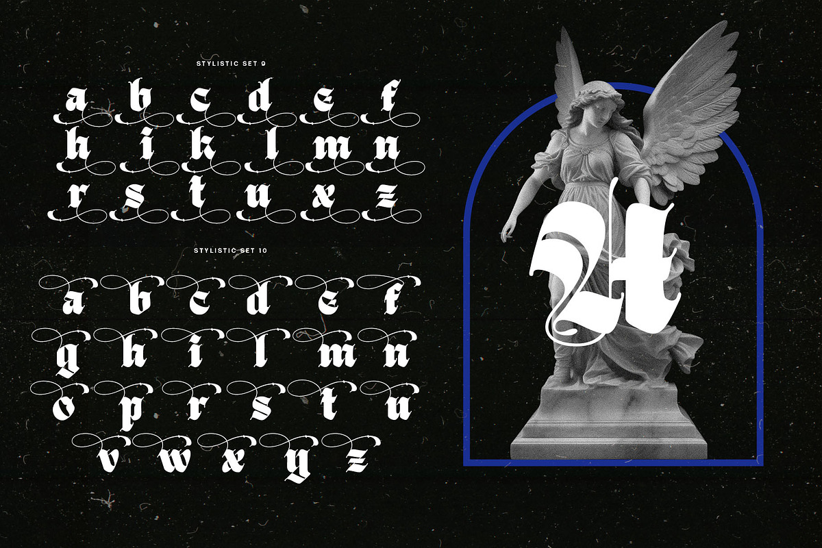 Black Great Typeface, a Blackletter Font by alit design (Photo 16 of 20)