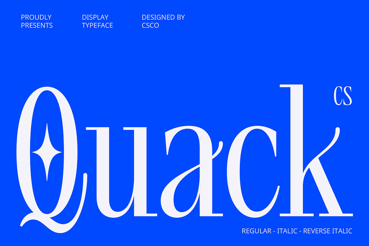 CS Quack – Aesthetic Font, a Serif Font by Craft Supply Co. (Photo 1 of 8)