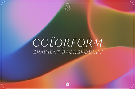 Colorform Gradient Backgrounds, a Background Graphic by Freezerondigital