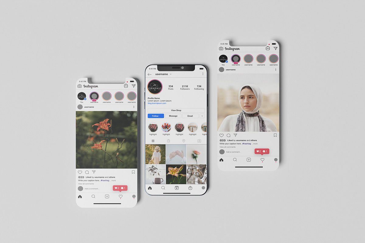 Phone Screen Presentation Mockup, a Print Template by Akaimockup (Photo 2 of 10)