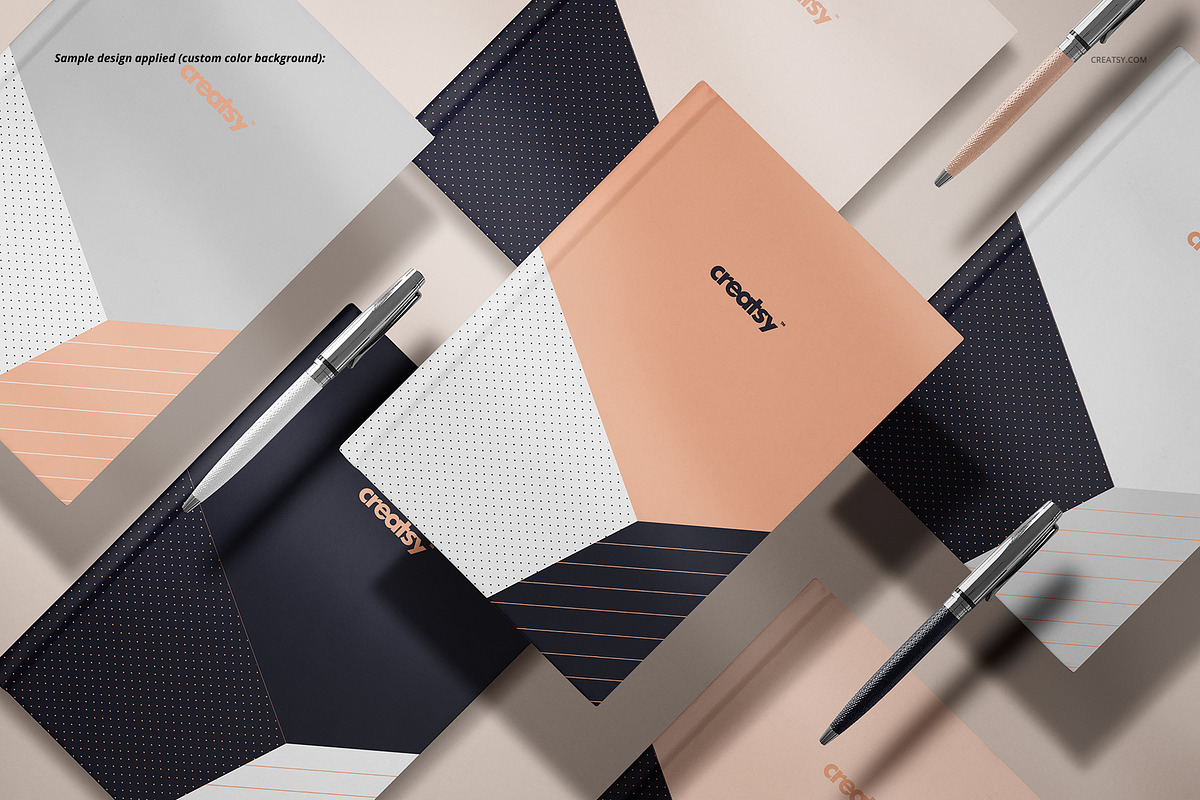 Notebook Mockup Set, a Print Template by Creatsy (Photo 8 of 12)