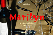 Marilyn Font - Craft Handwritten, a Handwritten Font by line & plane (Thumbnail 1 of 12)