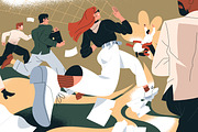 Concept of business race, a Work Illustration by PaperTrident (Thumbnail 2 of 3)