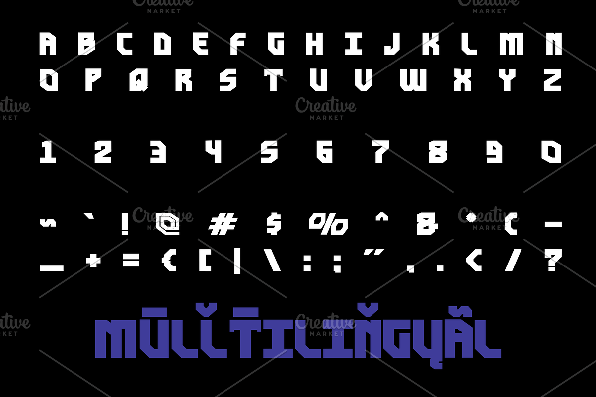 Jackdawn - Machine Display Font, a Sans Serif Font by Mofr 24 (Photo 6 of 8)