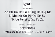 Lessti Elegant Beauty Serif Font, a Sans Serif Font by Ronny Studio (Thumbnail 13 of 14)