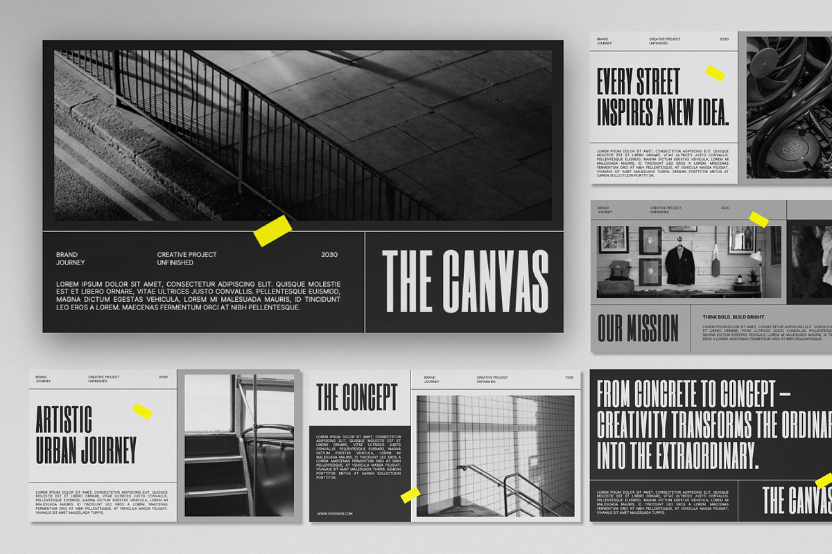 CANVAS Urban Google Slide Template