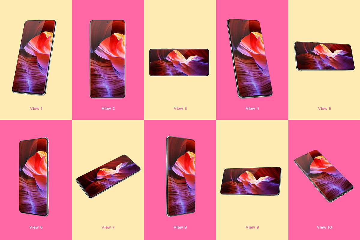 Samsung Galaxy S20 Ultra Mockup, an iPhone Mockup by illustrated (Photo 8 of 9)