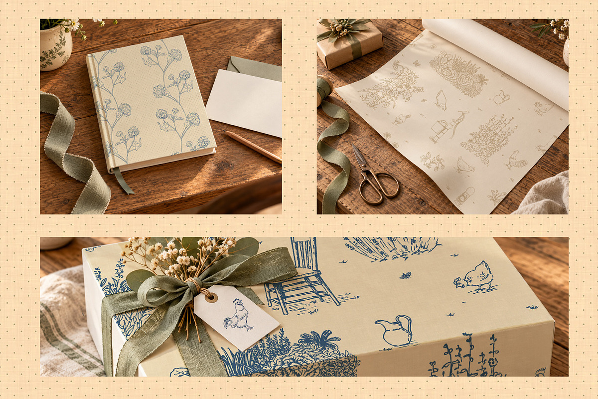 English Cottage Garden Patterns, a Pattern Graphic by Everilda (Photo 8 of 9)