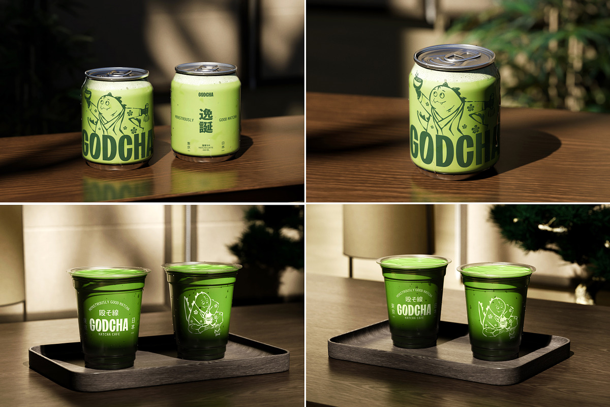40+ Matcha Mockup & Packaging Bundle, a Packaging Mockup by Vitora Mockup (Photo 3 of 13)