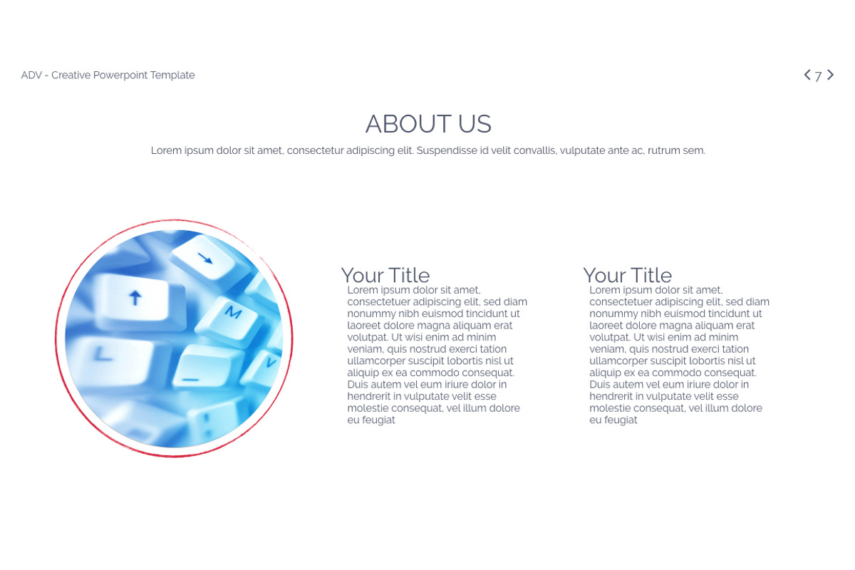 ADV Powerpoint Template, a Presentation Template by OXXO (Photo 7 of 78)