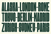 Quinton | Ultra Condensed Font, a Sans Serif Font by Fateh.Lab (Thumbnail 5 of 7)