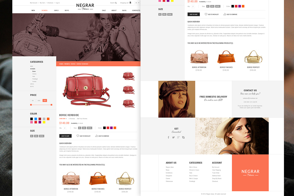 Magento Fashion Theme - Get big sale, a Websites & App Template by Cmsideas (Photo 5 of 5)